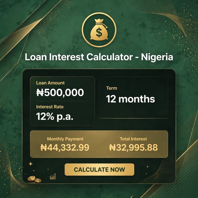 Loan Interest Calculator - Nigeria